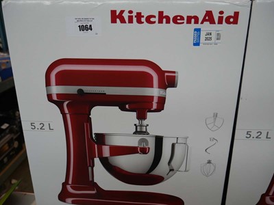 Lot 1064 - Boxed KitchenAid mixer (5.2L)