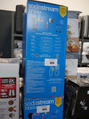 Lot 1074 - Boxed SodaStream Terra sparkling water maker