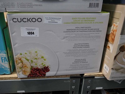 Lot 1094 - Boxed Cuckoo rice cooker/ warmer