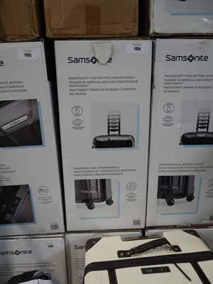 Lot 1154 - Boxed 2 piece Samsonite luggage set in grey