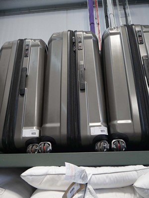 Lot 1171 - 2 piece Samsonite luggage set in grey