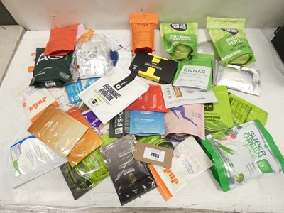 Lot 2435 - Assorted sachets of collagen and food supplements