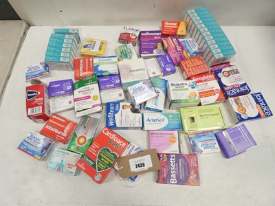 Lot 2439 - Assortment of tablet based vitamins, collagens...