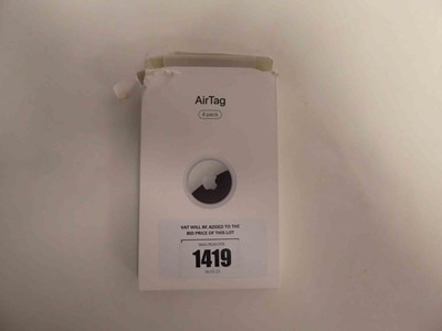 Lot Apple AirTag 4 pack, model A2187, boxed