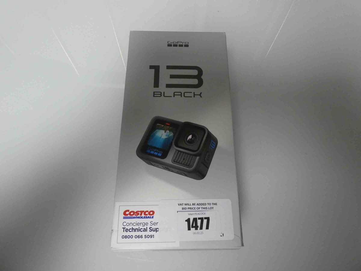 Lot GoPro 13 Black action camera, boxed