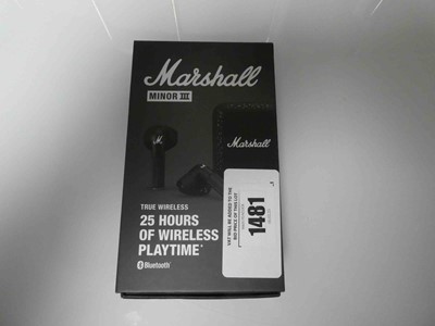 Lot Marshall Minor III wireless bluetooth...