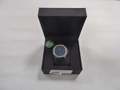 Lot 2121 - Raymond Gaudin wristwatch with blue face and...