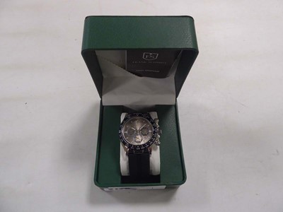 Lot 2125 - Frank Schmidt men's sub dial wristwatch - boxed