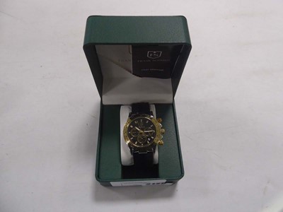 Lot 2126 - Frank Schmidt men's sub dial wristwatch - boxed