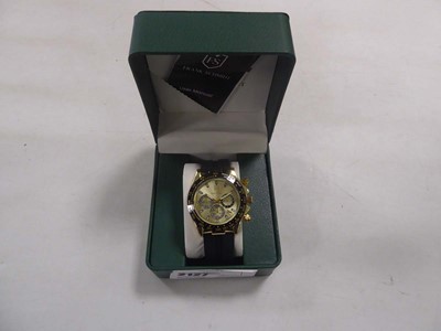 Lot 2127 - Frank Schmidt men's sub dial wristwatch - boxed