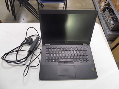 Lot 2136 - Dell Latitude E7470 laptop with charger - no...