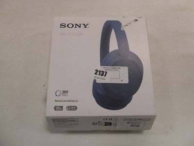 Lot 2137 - Boxed pair of Sony WHC720N noise cancelling...