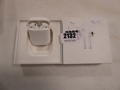 Lot 2203 - Boxed pair of Apple Airpods 2nd Gen