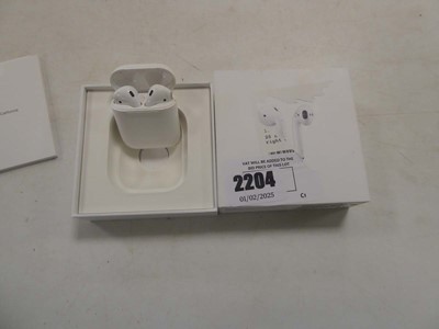 Lot 2204 - Boxed Apple AirPod 2nd Gen