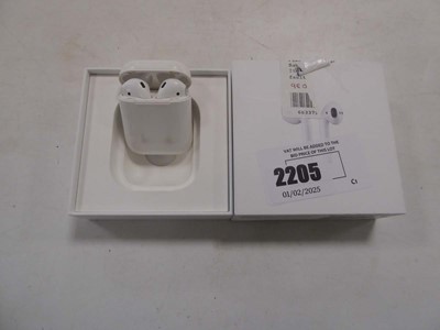 Lot 2205 - Boxed Apple AirPod 2nd Gen