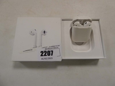 Lot 2207 - Boxed Apple AirPod 2nd Gen