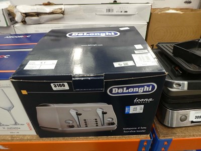 Lot 3100 - Delonghi 4-slice toaster