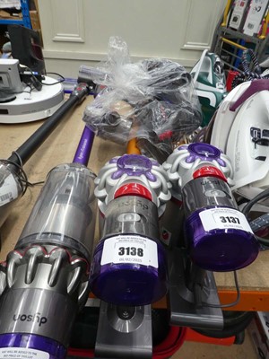 Lot 3138 - Hand held Dyson V8 with pole and head only