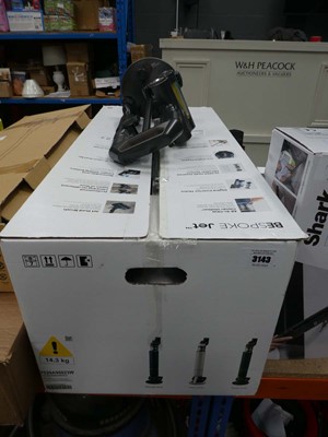 Lot 3143 - Samsung bespoke jet vacuum cleaner with pole,...