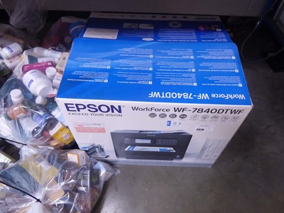 Lot 2275 - Epson Workforce WF7840DTWF printer, boxed