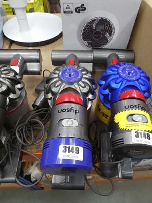 Lot 3149 - Hand held Dyson with charger and attachment