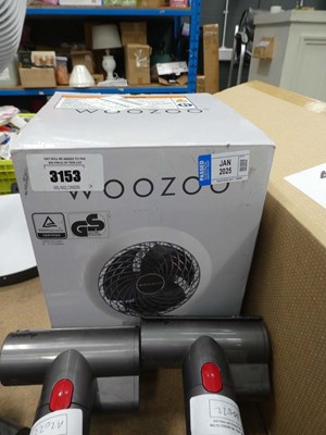 Lot 3153 - Woozoo desk top fan plus a heater