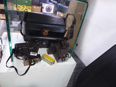 Lot 2243 - Polaroid Super Swinger land camera and...