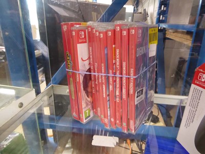 Lot 2278 - Ten sealed Nintendo Switch games to include...