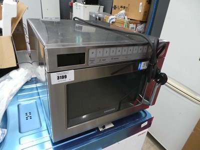 Lot 3199 - Samsung commercial microwave