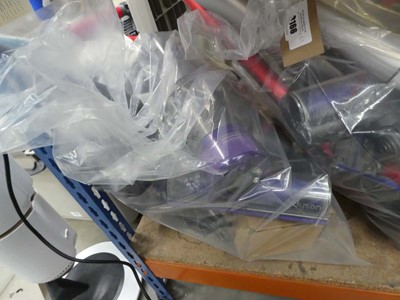 Lot 3165 - Hand held Dyson V10 with pole, head, various...