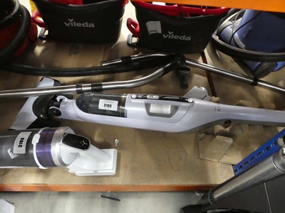 Lot 3189 - 2 upright Bosch cordless vacuum cleaners