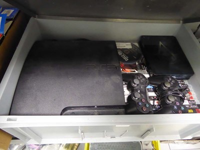 Lot 2317 - PlayStation 3 along with controllers and...