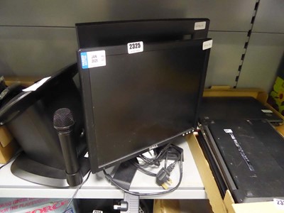 Lot 2325 - 2 monitors, Dell monitor and 141E monitor