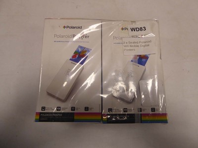 Lot 2290 - 2 sealed Polaroid wi-fi mobile digital printers