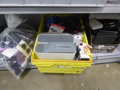 Lot 2336 - Box containing various consoles and...