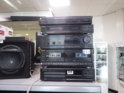 Lot 2340 - Technics Stack music system featuring technics...