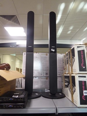 Lot 2347 - Pair of Samsung PSFTHX22 tower speakers