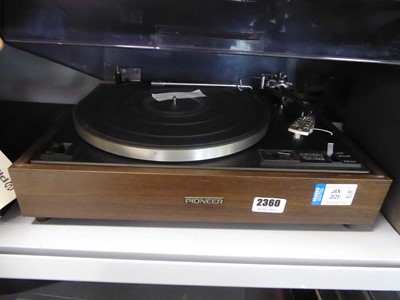 Lot 2360 - Pioneer turntable model PL12D