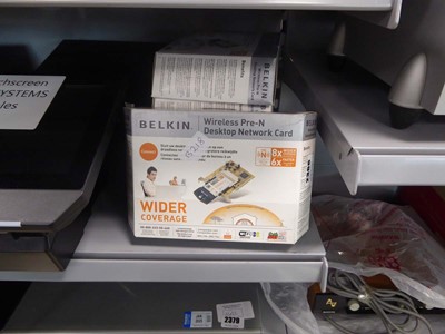 Lot 2366 - 5 Belkin wireless pre-em desktop network cards