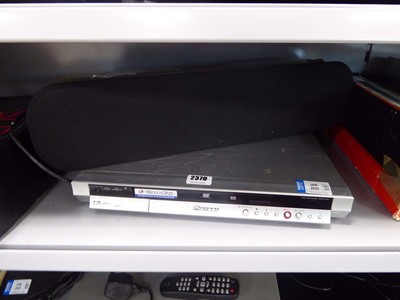 Lot 2370 - Pioneer DVD recorder DVR220 with Apex 40 soundbar