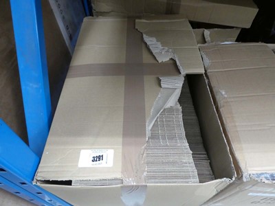 Lot 3291 - Two boxes of flatpack boxes