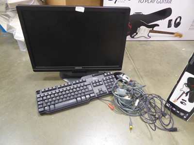 Lot 2449 - Median 22" TFT monitor model MD20086 along...