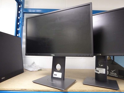 Lot 2465 - Dell flat panel monitor with stand