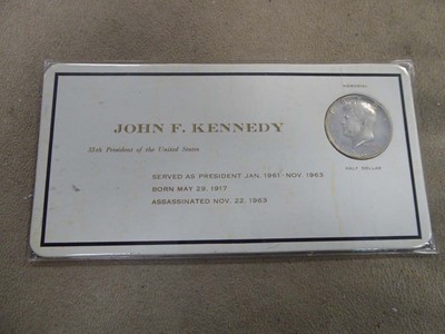 Lot 2498 - JFK half dollar silver in presentation pack