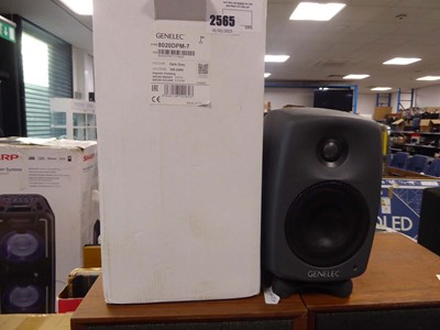 Lot 2565 - Boxed Genelec 8020D studio monitor speaker