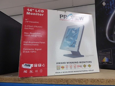 Lot 2580 - Pro View 14" LCD monitor