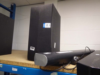 Lot 2583 - LG subwoofer and soundbar S55A1D/LAS455H