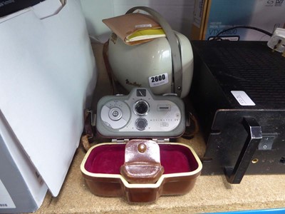 Lot 2600 - Zeiss Ikon Movielux projector with vintage...