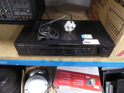 Lot 2605 - Denon Precision integrated stereo amplifier...