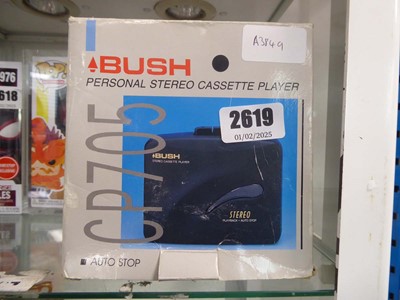 Lot 2619 - Bush CP705 personal stereo cassette player